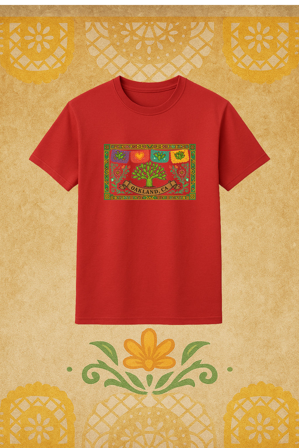 Festive Oakland shirt